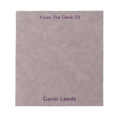 Bloc-notes : papier artisanal (Devant)