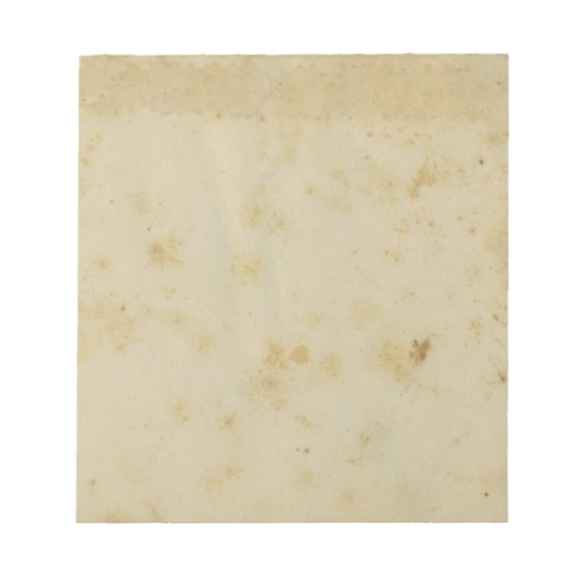 Bloc-notes papier des années 1870 (Devant)