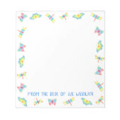 Bloc-notes papillon (Devant)