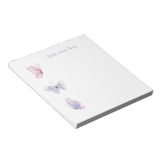 Bloc-notes papillon (Incliné)