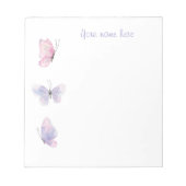 Bloc-notes papillon (Devant)