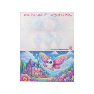 Bloc-notes Papillon de l'Érable Rosé