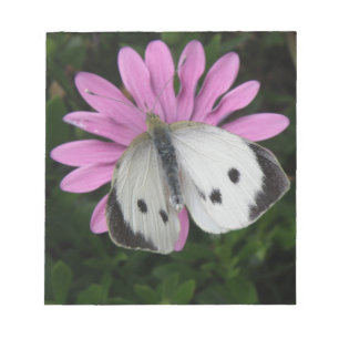 Bloc-notes Papillon papillon et rose