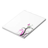 Bloc-notes papillon violet (Tourné)