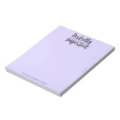 Bloc-notes parfait (Tourné)