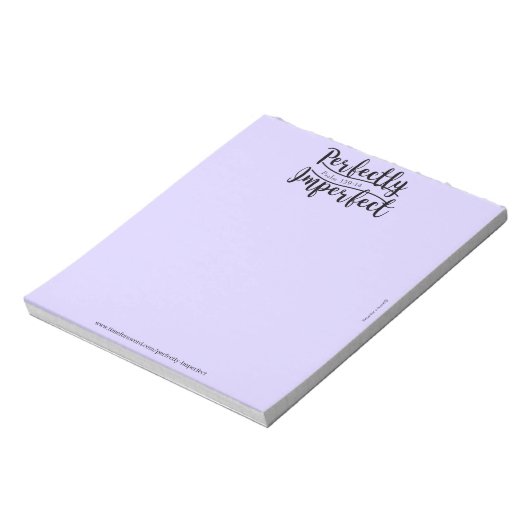 Bloc-notes parfait (Tourné)