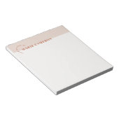 Bloc-notes Pastel simple - Brown (Incliné)
