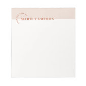 Bloc-notes Pastel simple - Brown (Devant)