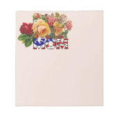 Bloc-notes patriotique maman et Rose (Devant)