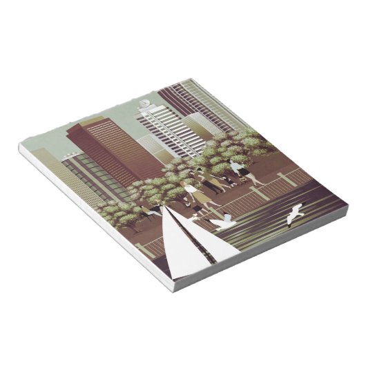 Bloc-notes paysage urbain (Incliné)