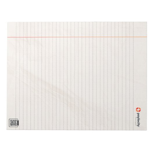 Bloc-notes PCTY 8,5 X 11 (Devant)