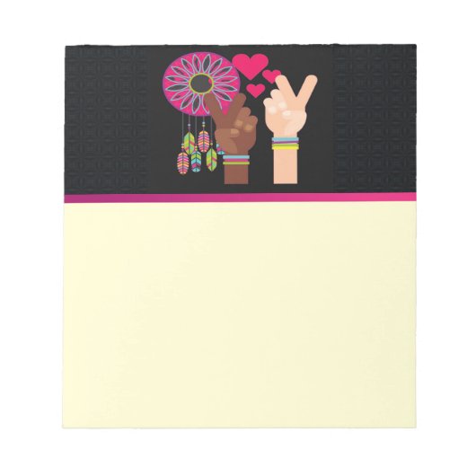 Bloc-notes Peace (Devant)
