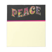 Bloc-notes Peace (Devant)