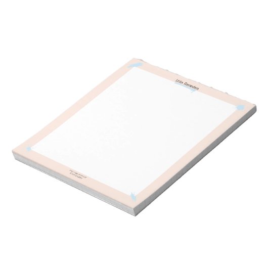 Bloc-notes Peach´n Blue Petits Rappels (Tourné)