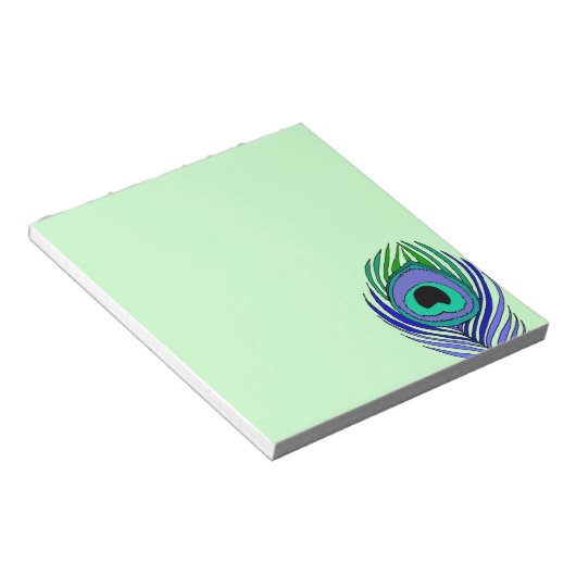 Bloc-notes Peacock Feather (Incliné)