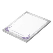 Bloc-notes Peacocks violet (Tourné)