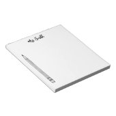 Bloc-notes PENCIL PERSONNALISÉ (Incliné)