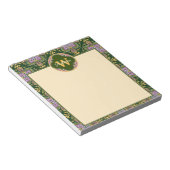 Bloc-notes Personnalisable en olive et lavande Azu (Incliné)