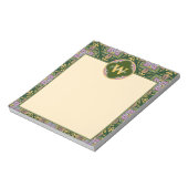 Bloc-notes Personnalisable en olive et lavande Azu (Tourné)