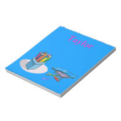 Bloc-notes personnalisable Livres et Crayons (Tourné)