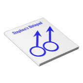 Bloc-notes personnalisable pour amants gays (Incliné)