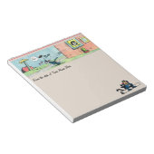 Bloc-notes personnalisable pour caricatures classi (Incliné)