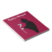 Bloc-notes personnalisable pour Halloween faucheus (Incliné)