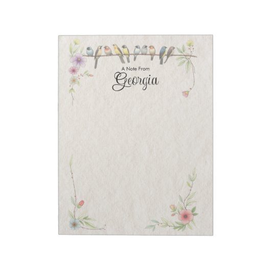 Bloc-notes personnalisé (Tourné)