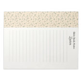 Bloc-notes personnalisé (Devant)