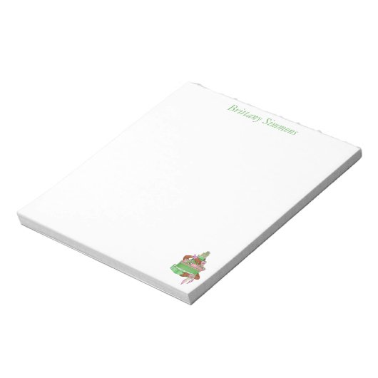 Bloc-notes personnalisé (Tourné)