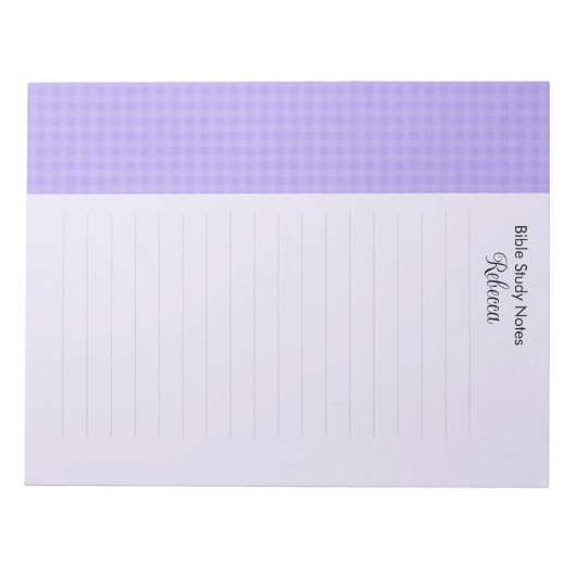 Bloc-notes personnalisé (Devant)