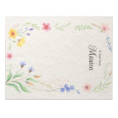 Bloc-notes personnalisé (Devant)