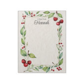 Bloc-notes personnalisé (Tourné)