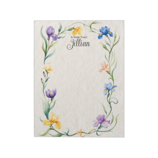 Bloc-notes personnalisé (Tourné)