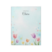 Bloc-notes personnalisé (Tourné)