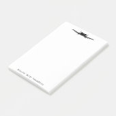 Bloc-notes personnalisé A-10 Warthog Jet post-IT (Incliné)