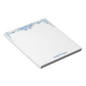 Bloc-notes personnalisé à la jolie floraison (Incliné)