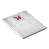 Bloc-notes personnalisé à papillon rouge (Incliné)