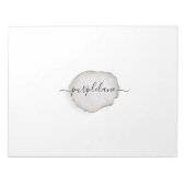 Bloc-notes personnalisé Agate (Devant)