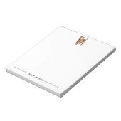 Bloc-notes personnalisé Airedale (Tourné)