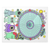 Bloc-notes personnalisé Alien Habit Tracker (Devant)