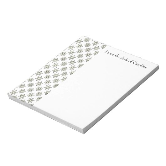 Bloc-notes personnalisé Art déco Stars (Tourné)