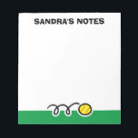 Bloc-notes personnalisé avec design softball migno<br><div class="desc">Bloc-notes personnalisé avec design softball mignon. Bloc-notes personnalisé pour hommes,  femmes et enfants. Fournitures de bureau et d'école branchées avec illustration sportive. Pratique pour entraîneur,  joueur,  ventilateur,  enseignant etc.</div>