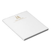 Bloc-notes personnalisé avec monogramme – Papeteri (Incliné)