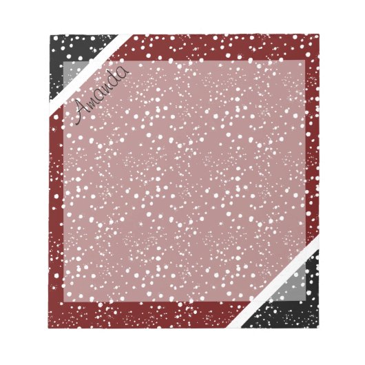 Bloc-notes personnalisé avec un design cool à 3 to (Devant)