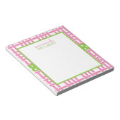Bloc-notes personnalisé Bambou et Grosgrain (Incliné)