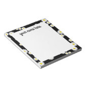 Bloc-notes personnalisé Black Daisy (Incliné)