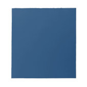 Bloc-notes personnalisé bleu minuit – Commandes en (Devant)