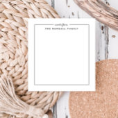 Bloc-notes personnalisé Carré simple