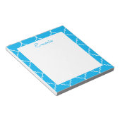 Bloc-notes personnalisé Chic Quatrefoil (Incliné)